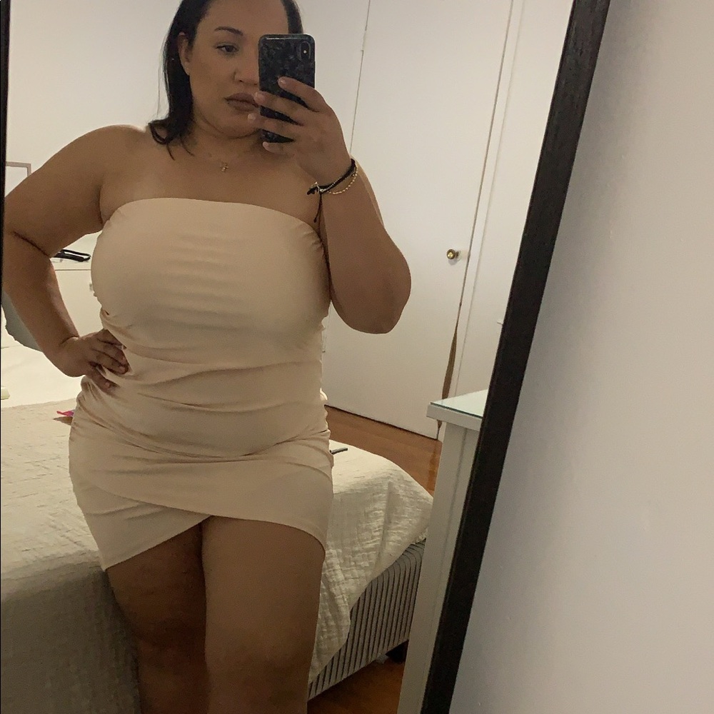 Forever 21 Cream plus dress 1x